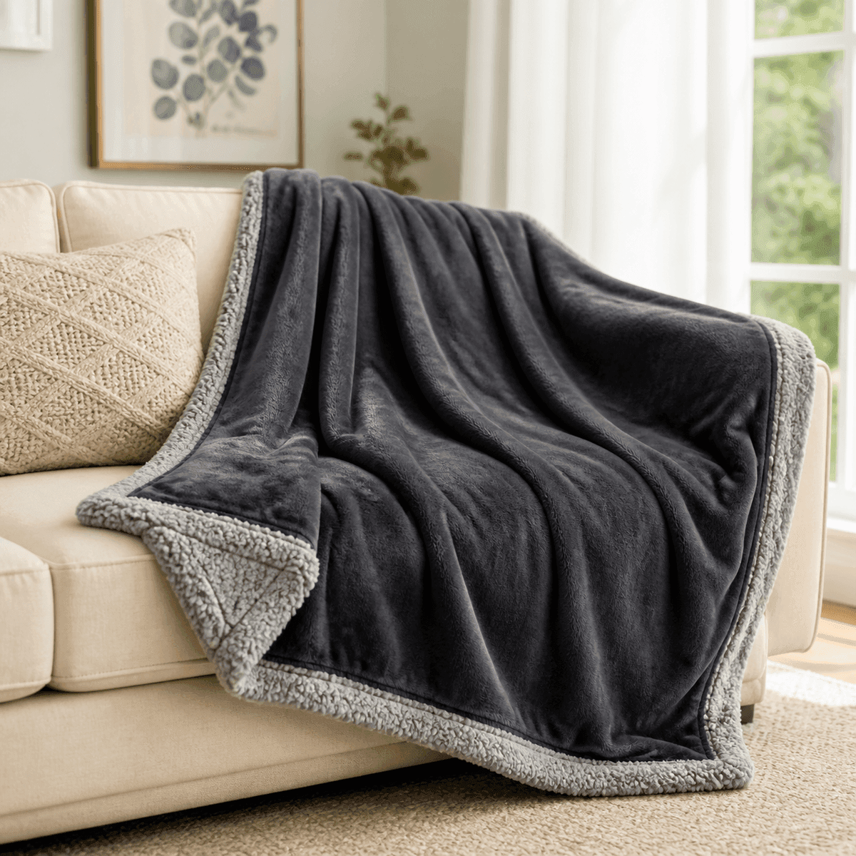 Pee-Proof Dog Blanket for Sofa & Bed