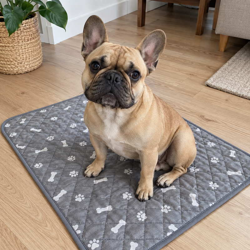 French bulldog on the pad